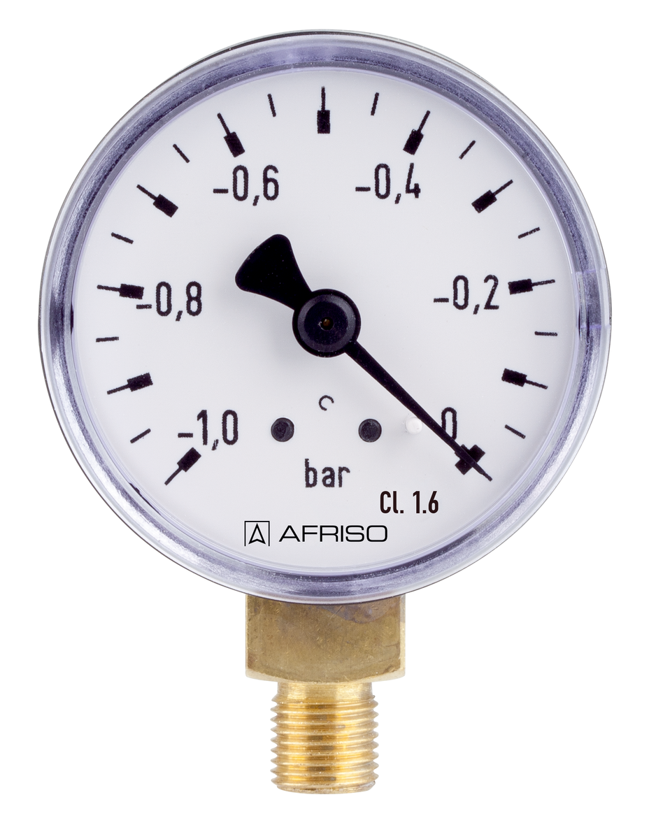 AFRISO Manometer für Pumpenprüfset RF50 PPS D101 -1/0bar G1/8B rad VOR 16170 16180 object_image_58044imagemain_de