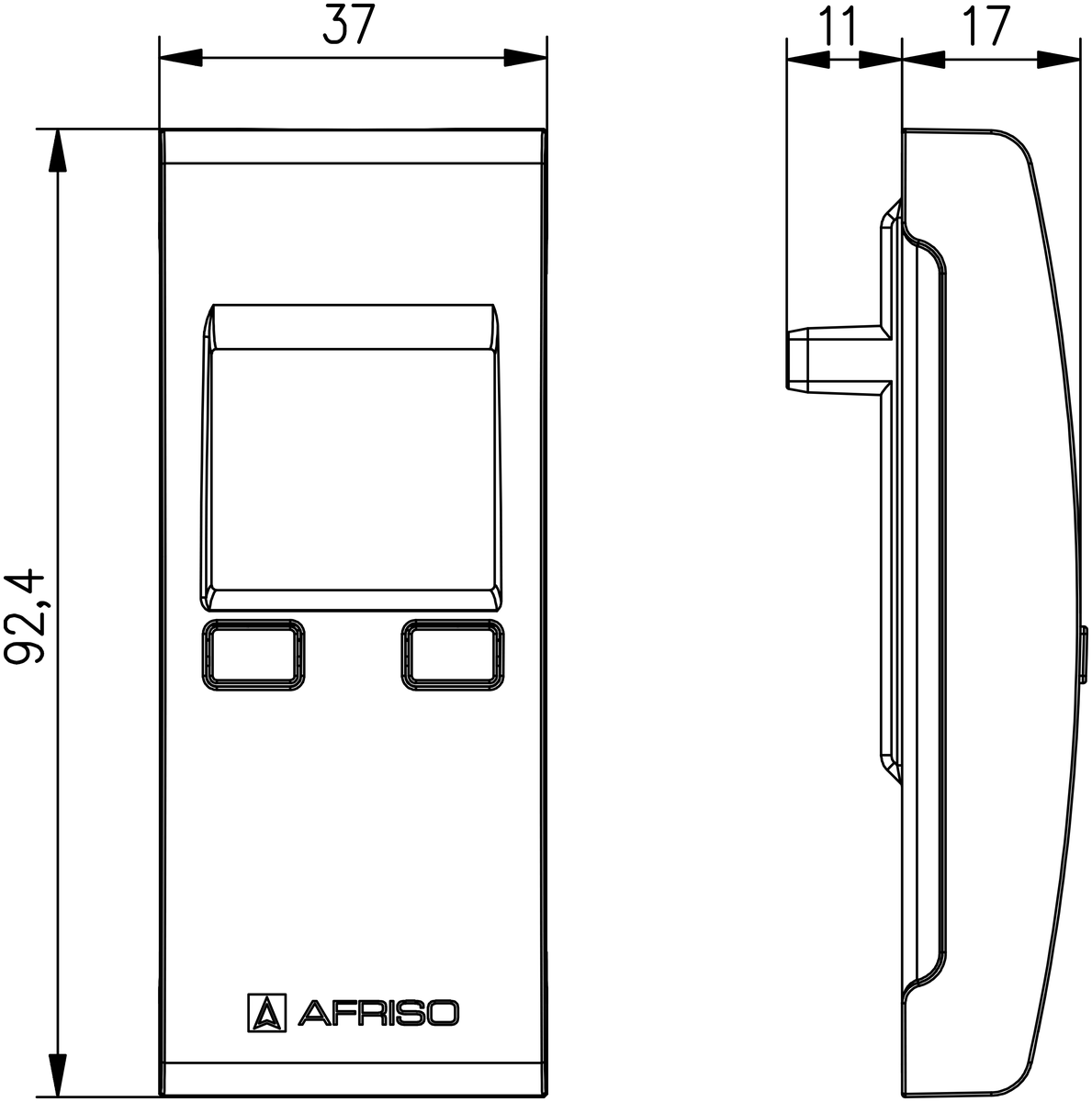AFRISO Uhr-Modul UM für Basismodul BM BEF 8560